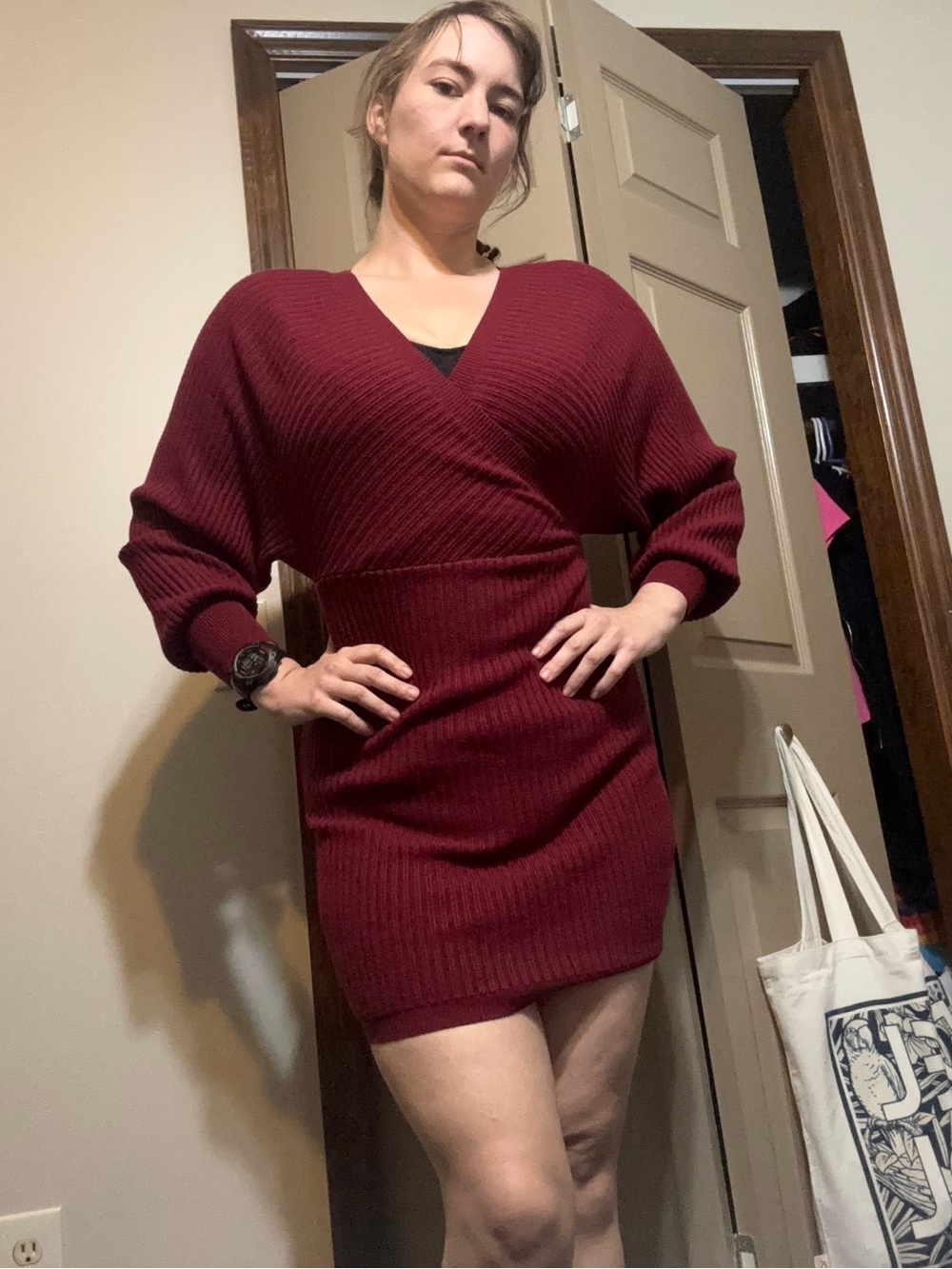 Body con sweater dress